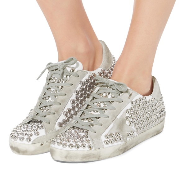 Golden Goose Superstar Studded Sneakers in Size 36 - Picture 2 of 5